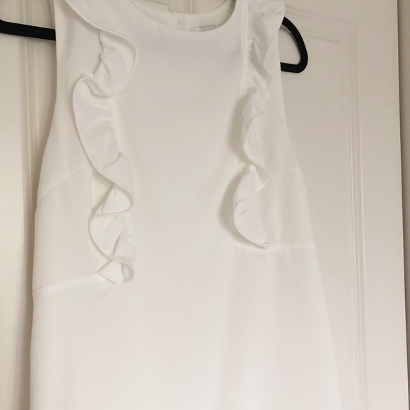White Ruffle Dress - Picture 2 of 3